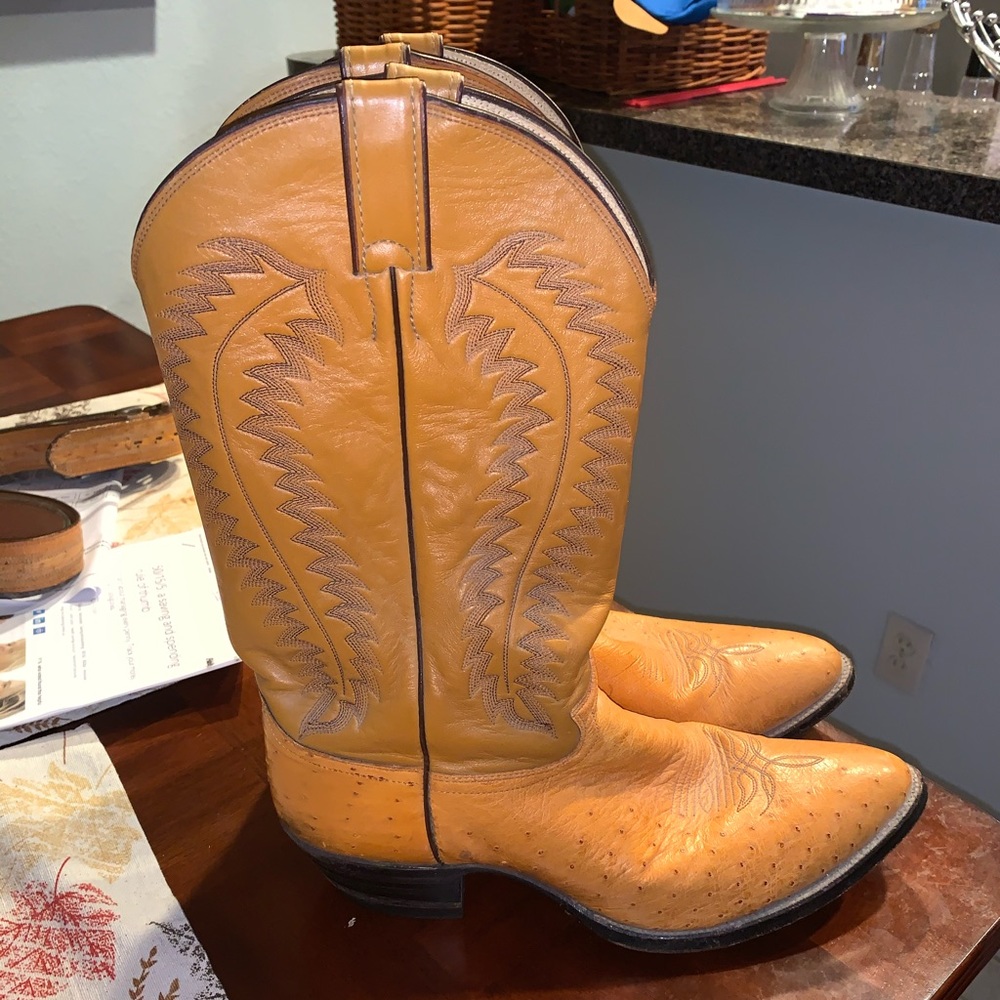Ostrich Boots